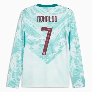 Portugalsko Cristiano Ronaldo 7 Venkovní Dres MS 2026 - Dlouhý Rukáv Portugalsko Cristiano Ronaldo 7 Venkovní Dres MS 2026 - Dlouhý Rukáv