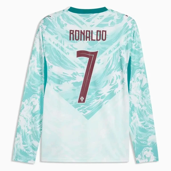 Portugalsko Cristiano Ronaldo 7 Venkovní Dres MS 2026 - Dlouhý Rukáv Portugalsko Cristiano Ronaldo 7 Venkovní Dres MS 2026 - Dlouhý Rukáv