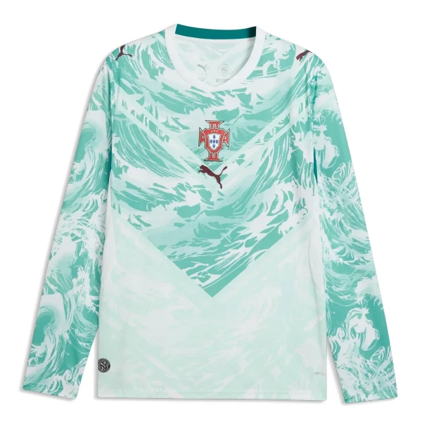 Portugalsko Venkovní Dres MS 2026 - Dlouhý Rukáv Portugalsko Venkovní Dres MS 2026 - Dlouhý Rukáv