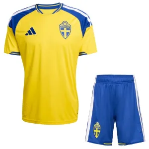 Švédsko Dětský Domácí Dres MS 2026 Švédsko Dětský Domácí Dres MS 2026