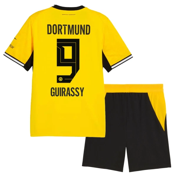 Borussia Dortmund Guirassy 9 Dětský Domácí Dres 2026/27 Borussia Dortmund Guirassy 9 Dětský Domácí Dres 2026/27