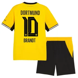Borussia Dortmund Julian Brandt 10 Dětský Domácí Dres 2026/27 Borussia Dortmund Julian Brandt 10 Dětský Domácí Dres 2026/27