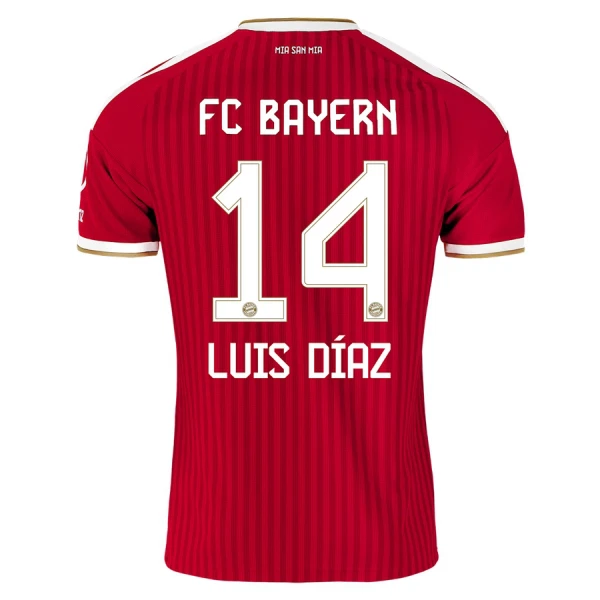 FC Bayern Mnichov Luis Díaz 14 Dětský Domácí Dres 2026/27
