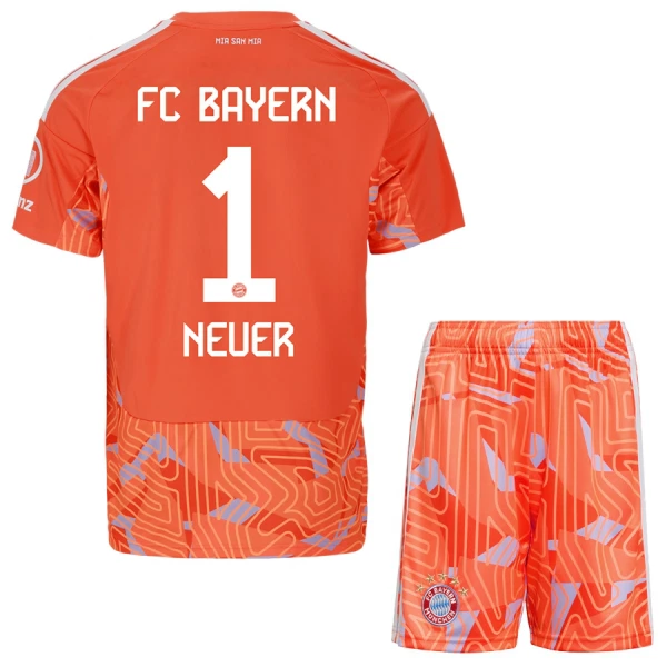 FC Bayern Mnichov Manuel Neuer 1 Dětský Venkovní Brankářské Dres 2026/27 FC Bayern Mnichov Manuel Neuer 1 Dětský Venkovní Brankářské Dres 2026/27