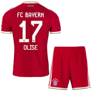 FC Bayern Mnichov Michael Olise 17 Dětský Domácí Dres 2026/27 FC Bayern Mnichov Michael Olise 17 Dětský Domácí Dres 2026/27