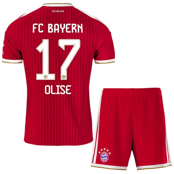 FC Bayern Mnichov Michael Olise 17 Dětský Domácí Dres 2026/27 FC Bayern Mnichov Michael Olise 17 Dětský Domácí Dres 2026/27