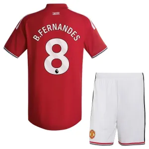 Manchester United Bruno Fernandes 8 Dětský Domácí Dres 2026/27 Manchester United Bruno Fernandes 8 Dětský Domácí Dres 2026/27