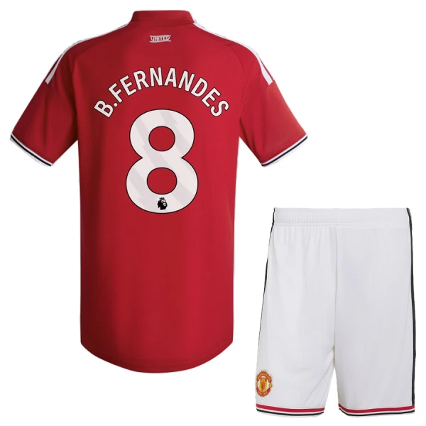 Manchester United Bruno Fernandes 8 Dětský Domácí Dres 2026/27 Manchester United Bruno Fernandes 8 Dětský Domácí Dres 2026/27