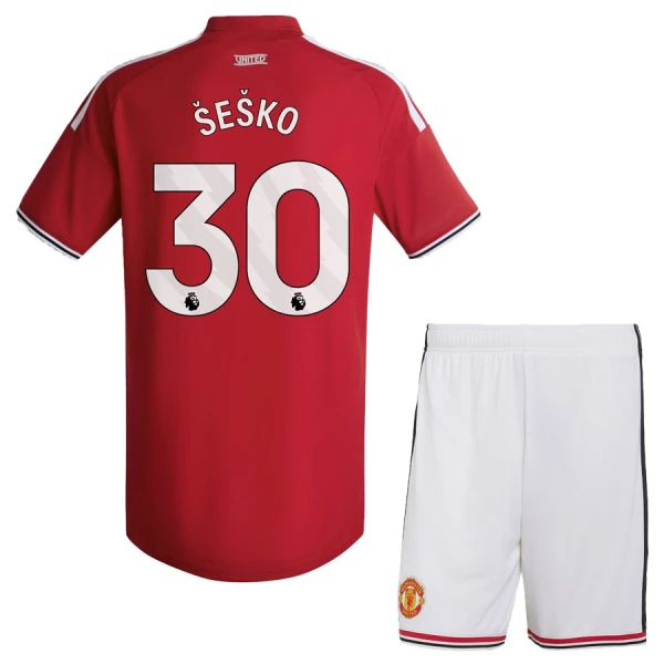 Manchester United Sesko 30 Dětský Domácí Dres 2026/27 Manchester United Sesko 30 Dětský Domácí Dres 2026/27