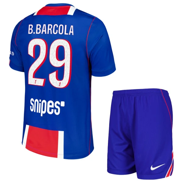 PSG Bradley Barcola 29 Dětský Domácí Dres 2026/27