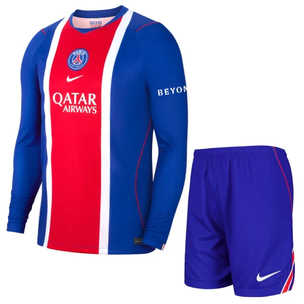 PSG Dětský Domácí Dres 2026/27 - Dlouhý Rukáv PSG Dětský Domácí Dres 2026/27 - Dlouhý Rukáv
