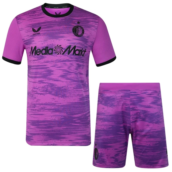 Feyenoord Rotterdam Dětský Brankářské Dres 2026/27 Fialová