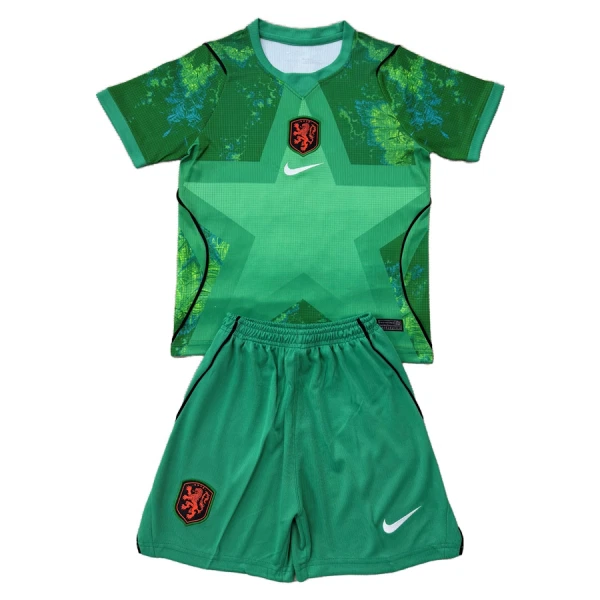 Nizozemsko Dětský Venkovní Brankářské Dres MS 2026 Nizozemsko Dětský Venkovní Brankářské Dres MS 2026