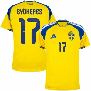 Švédsko Viktor Gyökeres 17 Domácí Dres MS 2026