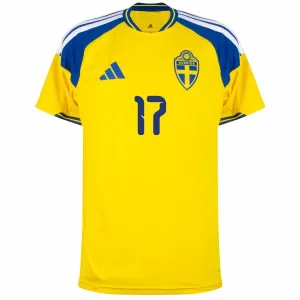 Švédsko Viktor Gyökeres 17 Domácí Dres MS 2026