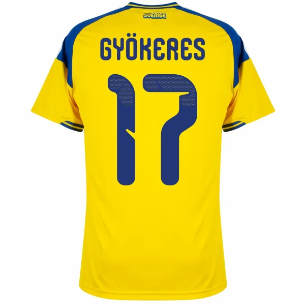 Švédsko Viktor Gyökeres 17 Domácí Dres MS 2026