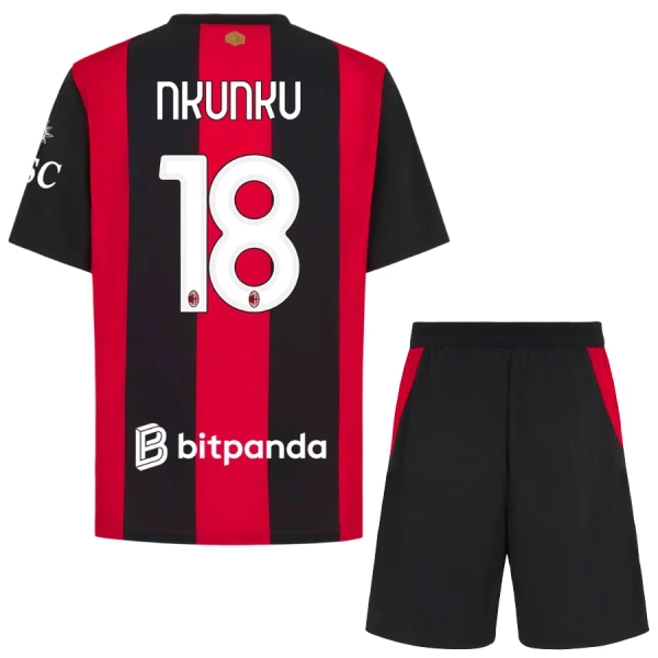 AC Milan Christopher Nkunku 18 Dětský Domácí Dres 2026/27