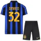 Inter Milán Federico Dimarco 32 Dětský Domácí Dres 2026/27 Inter Milán Federico Dimarco 32 Dětský Domácí Dres 2026/27