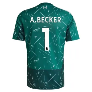 Liverpool Alisson Becker 1 Domácí Brankářské Dres 2026/27 Zelená