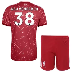 Liverpool Gravenberch 38 Dětský Domácí Dres 2026/27