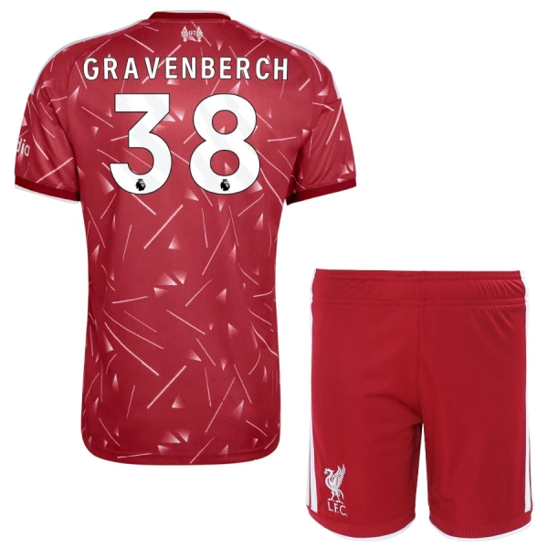 Liverpool Gravenberch 38 Dětský Domácí Dres 2026/27 Liverpool Gravenberch 38 Dětský Domácí Dres 2026/27