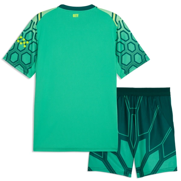 Manchester City Dětský Domácí Brankářské Dres 2026/27 Zelená