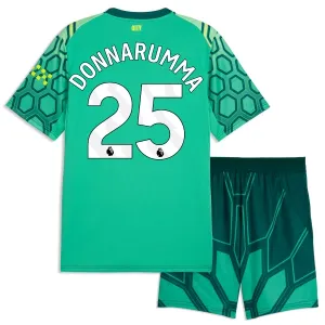 Manchester City Gianluigi Donnarumma 25 Dětský Domácí Brankářské Dres 2026/27 Zelená