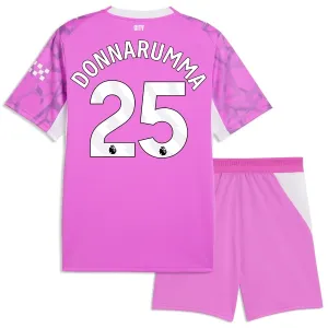 Manchester City Gianluigi Donnarumma 25 Dětský Venkovní Brankářské Dres 2026/27 Růžová