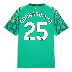 Manchester City Gianluigi Donnarumma 25 Domácí Brankářské Dres 2026/27 Zelená
