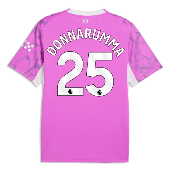 Manchester City Gianluigi Donnarumma 25 Venkovní Brankářské Dres 2026/27 Růžová Manchester City Gianluigi Donnarumma 25 Venkovní Brankářské Dres 2026/27 Růžová