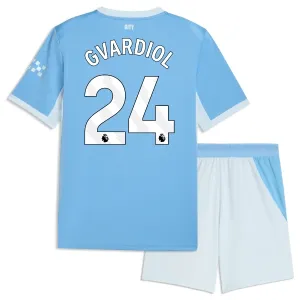 Manchester City Josko Gvardiol 24 Dětský Domácí Dres 2026/27