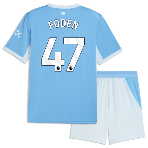 Manchester City Phil Foden 47 Dětský Domácí Dres 2026/27 Manchester City Phil Foden 47 Dětský Domácí Dres 2026/27