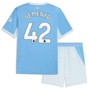Manchester City Semenyo 42 Dětský Domácí Dres 2026/27