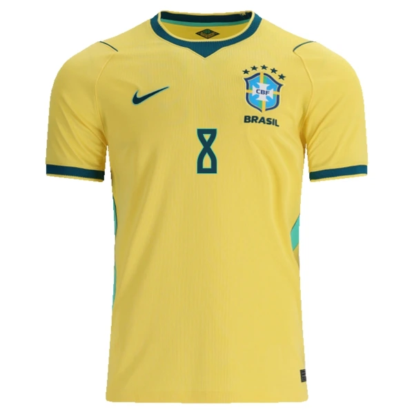 Brazílie Bruno Guimaraes 8 Domácí Dres MS 2026