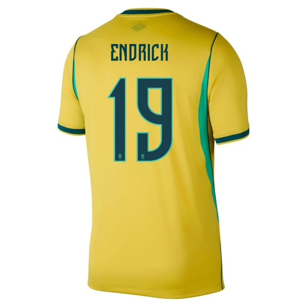 Brazílie Endrick 19 Domácí Dres MS 2026 Brazílie Endrick 19 Domácí Dres MS 2026