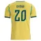 Brazílie Estêvão 20 Domácí Dres MS 2026