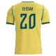 Brazílie Estêvão 20 Domácí Dres MS 2026 Brazílie Estêvão 20 Domácí Dres MS 2026