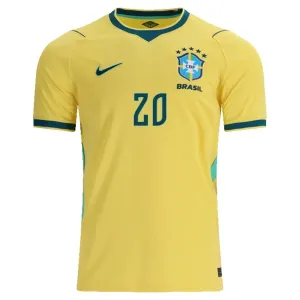 Brazílie Estêvão 20 Domácí Dres MS 2026