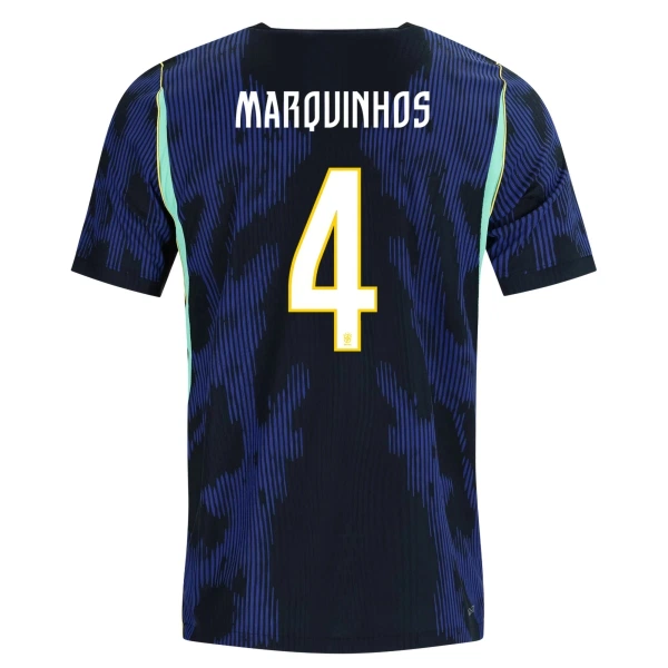 Brazílie Marquinhos 4 Venkovní Dres MS 2026