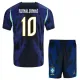 Brazílie Ronaldinho 10 Dětský Venkovní Dres MS 2026 Brazílie Ronaldinho 10 Dětský Venkovní Dres MS 2026