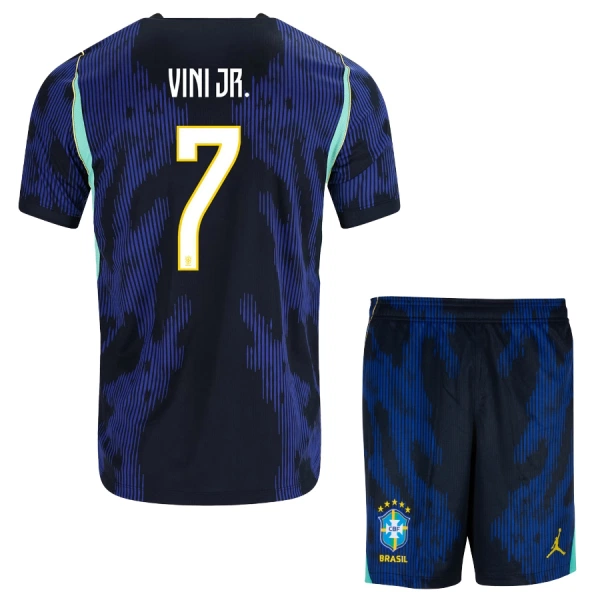Brazílie Vinicius Junior 7 Dětský Venkovní Dres MS 2026