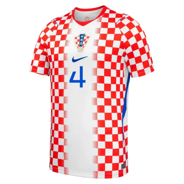 Chorvatsko Josko Gvardiol 4 Dětský Domácí Dres MS 2026