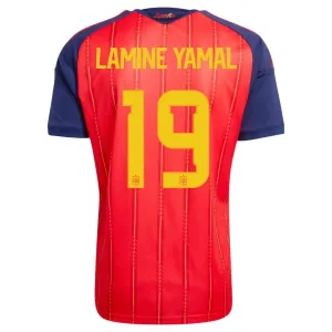 Španělsko 2 Stars Lamine Yamal 19 Dětský Domácí Dres MS 2026