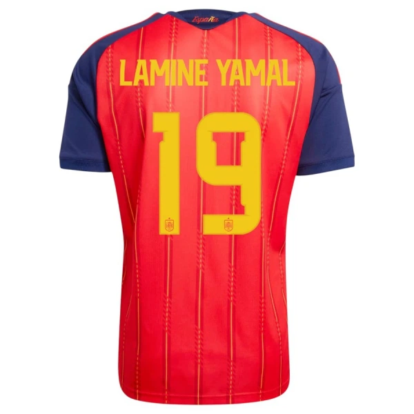 Španělsko 2 Stars Lamine Yamal 19 Dětský Domácí Dres MS 2026
