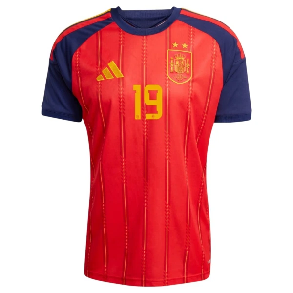 Španělsko 2 Stars Lamine Yamal 19 Dětský Domácí Dres MS 2026