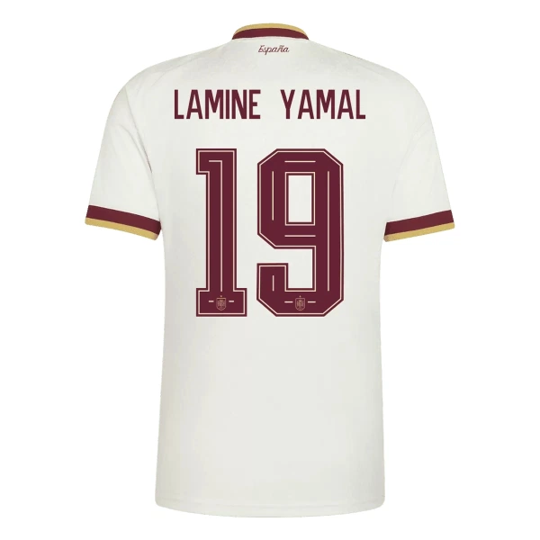 Španělsko 2 Stars Lamine Yamal 19 Dětský Venkovní Dres MS 2026