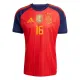 Španělsko 2 Stars Rodrigo 16 Dětský Domácí Dres MS 2026