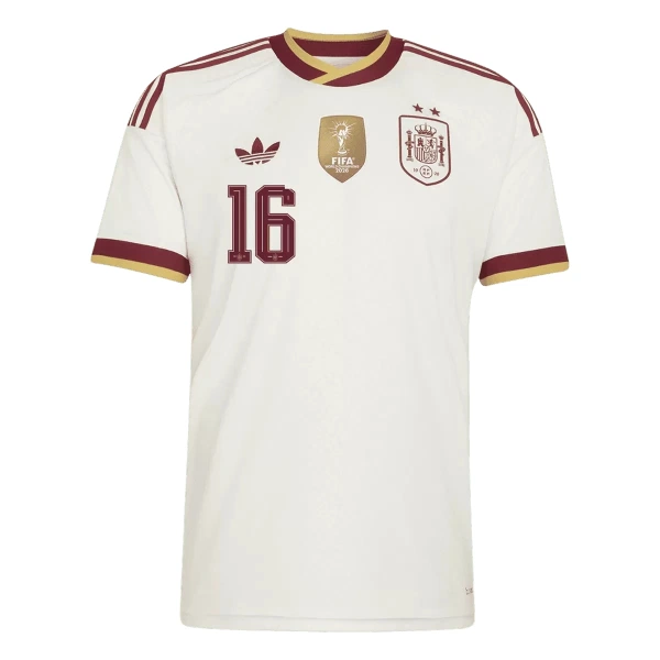 Španělsko 2 Stars Rodrigo 16 Dětský Venkovní Dres MS 2026