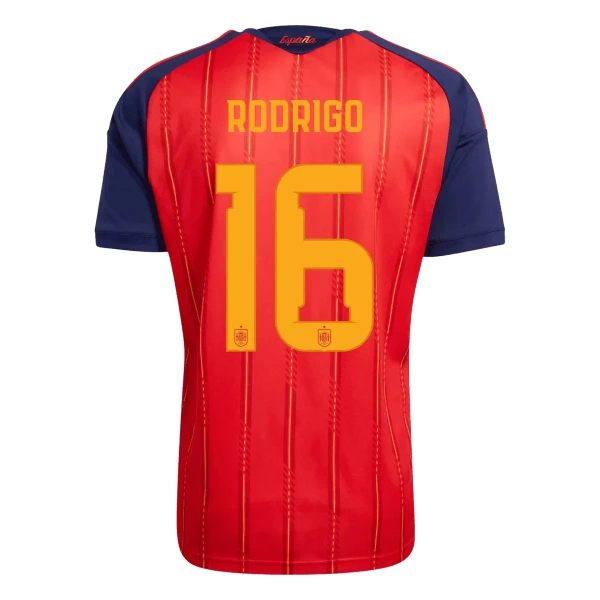 Španělsko 2 Stars Rodrigo 16 Domácí Dres MS 2026