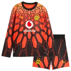Borussia Dortmund Dětský Domácí Brankářské Dres 2026/27 Oranžová - Dlouhý Rukáv